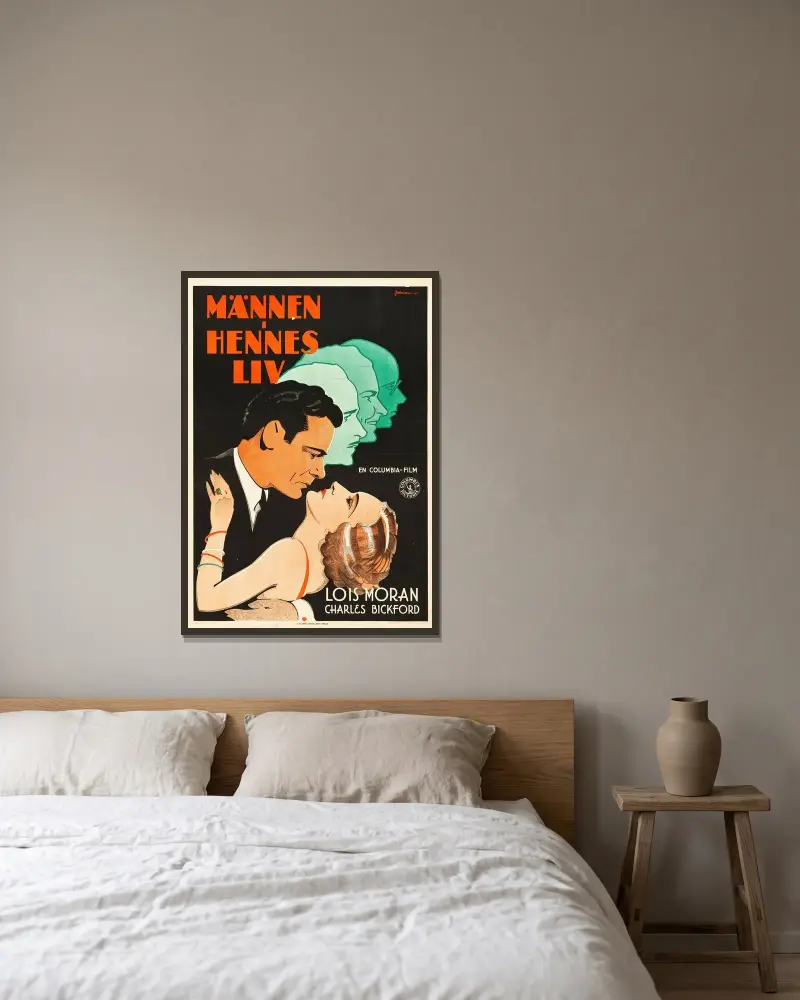 Men in Her Life von Eric Rohman gerahmt an einer Wand