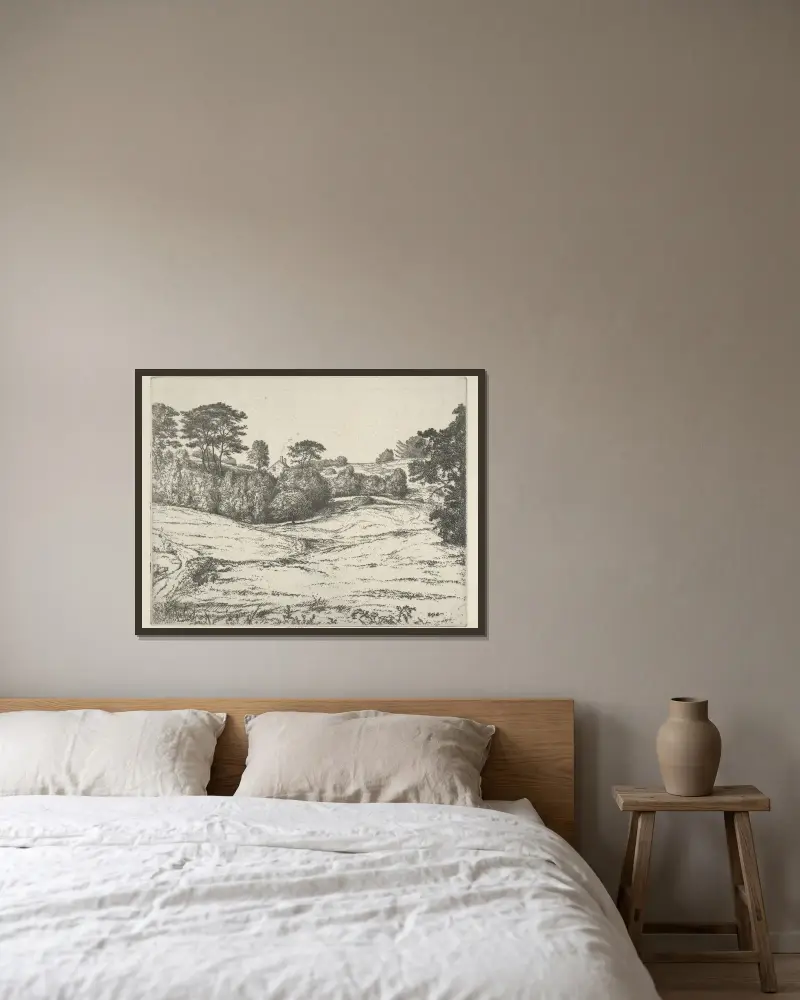 Dromore Vale, Ernest Haskell v rámu na stěně