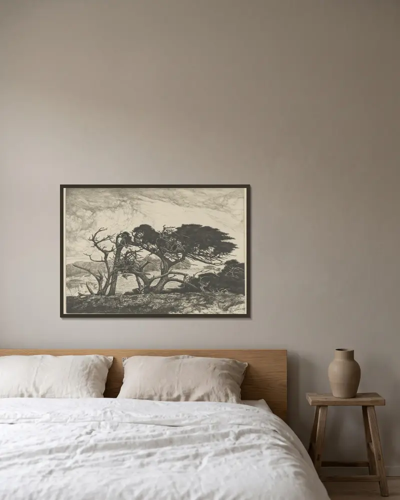 El Torro, Ernest Haskell v rámu na stěně