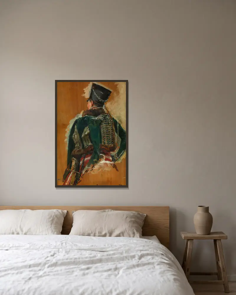 Kavalerista, Ernest Meissonier v rámu na stěně