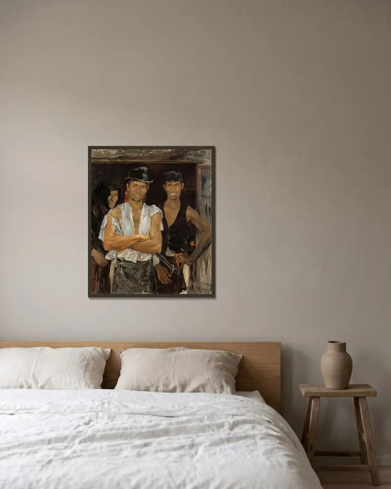 Španělští kováři, Ernst Josephson v rámu na stěně