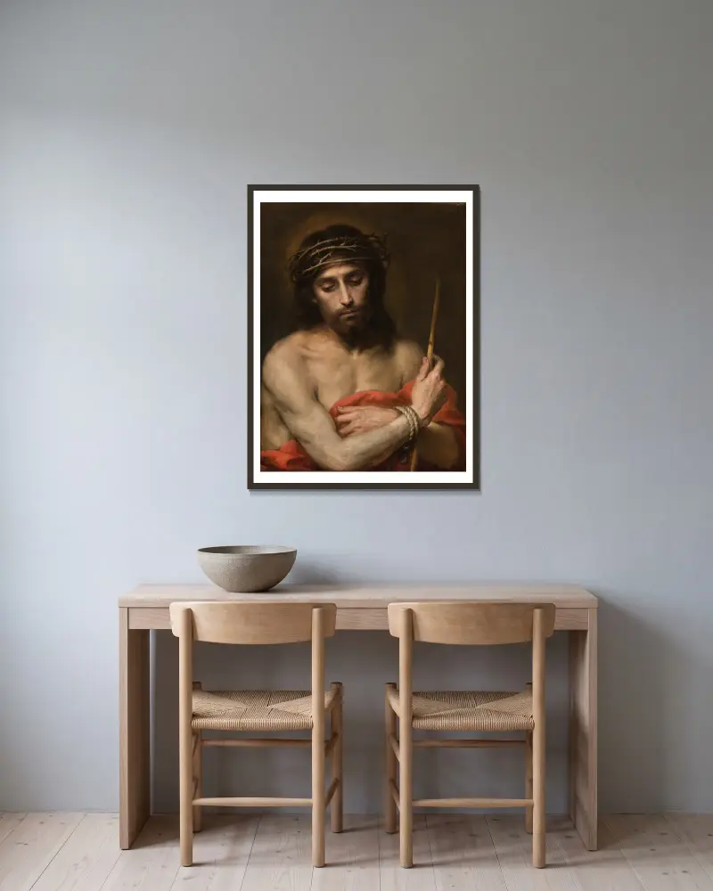 Ecce Homo, Bartolomé Estebán Murillo v rámu na stěně
