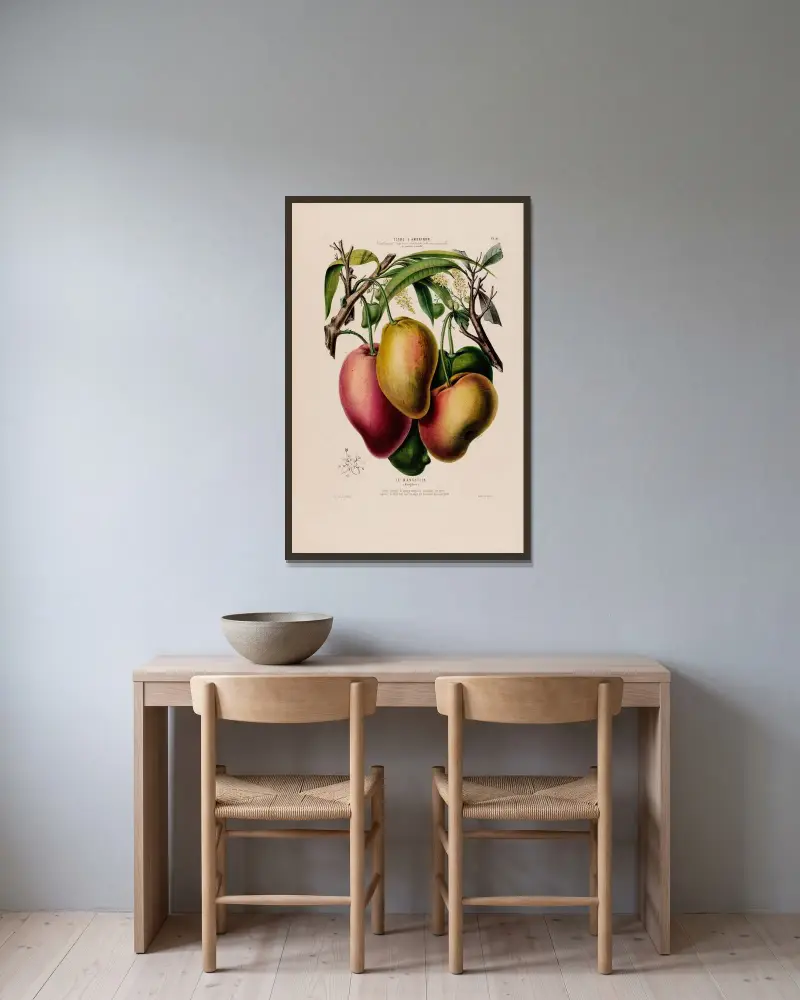 Flore d’Amérique, dessinée d’après nature sur les lieux Pl.061 av Etienne Denisse inramad på en vägg
