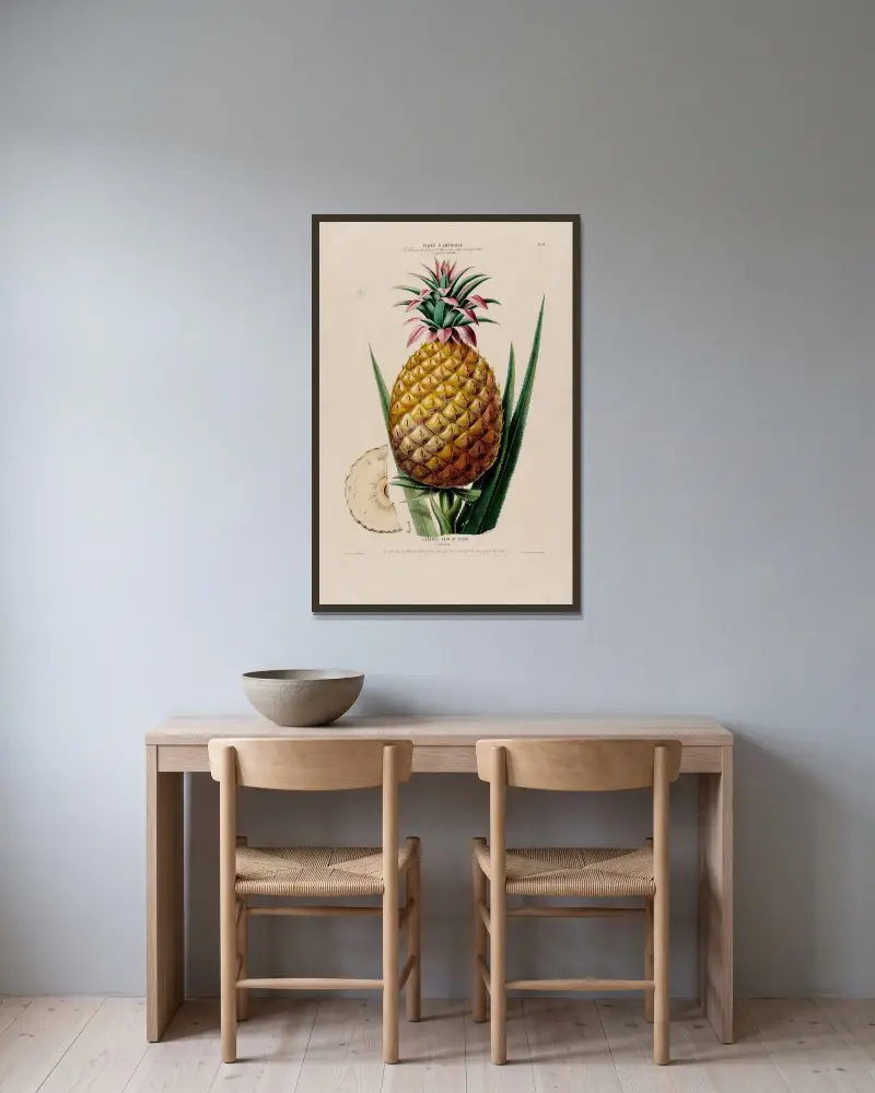 Flore d’Amérique, dessinée d’après nature sur les lieux Pl.064 av Etienne Denisse inramad på en vägg