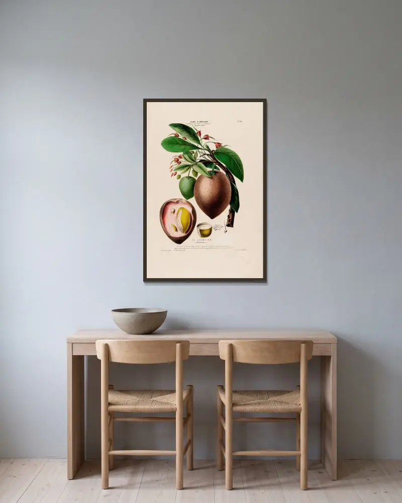 Flore d’Amérique, dessinée d’après nature sur les lieux Pl.068 von Etienne Denisse gerahmt an einer Wand