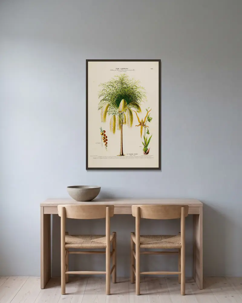Flore d’Amérique, dessinée d’après nature sur les lieux Pl.182 av Etienne Denisse inramad på en vägg