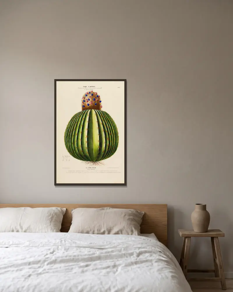 Flore d’Amérique, dessinée d’après nature sur les lieux Pl.198 av Etienne Denisse inramad på en vägg