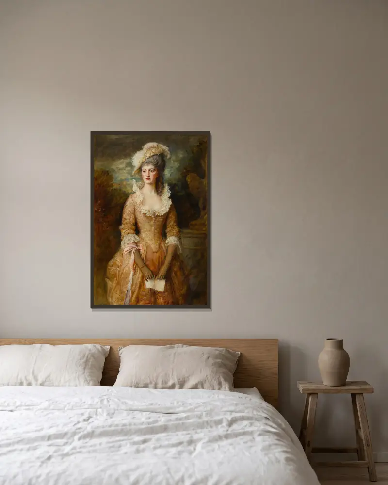 Clarissa von Sir John Everett Millais gerahmt an einer Wand