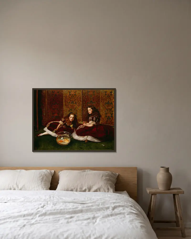 Volný čas, Sir John Everett Millais v rámu na stěně
