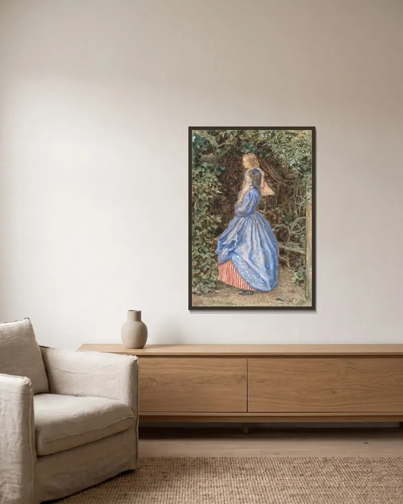 Jarní čas, Sir John Everett Millais v rámu na stěně