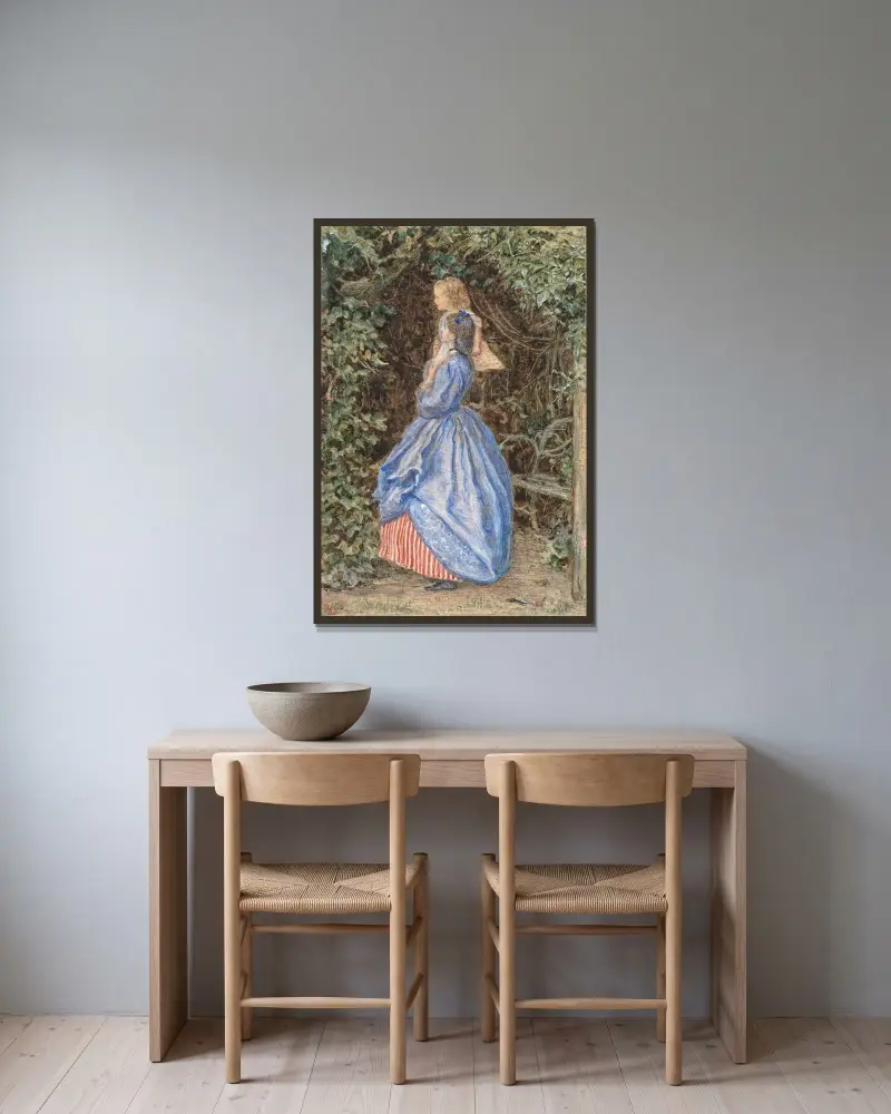 Jarní čas, Sir John Everett Millais v rámu na stěně