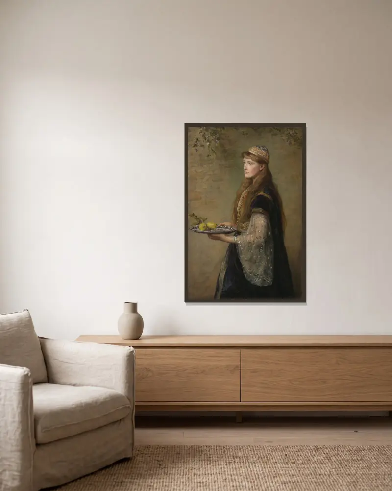 Zajatec, Sir John Everett Millais v rámu na stěně