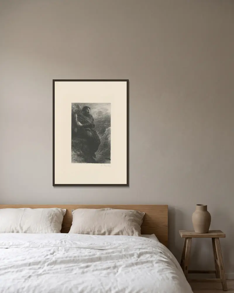 Harold en Italie. Dans les montagnes av Henri Fantin-Latour inramad på en vägg