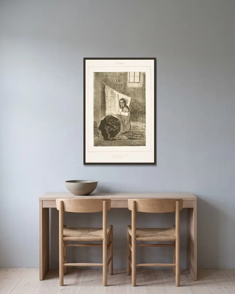 Och det sägs att det inte finns fler zigenska kvinnor av Félicien Rops inramad på en vägg