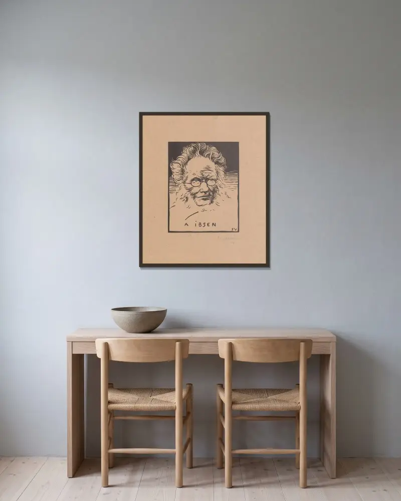 A Ibsen, Félix Vallotton v rámu na stěně