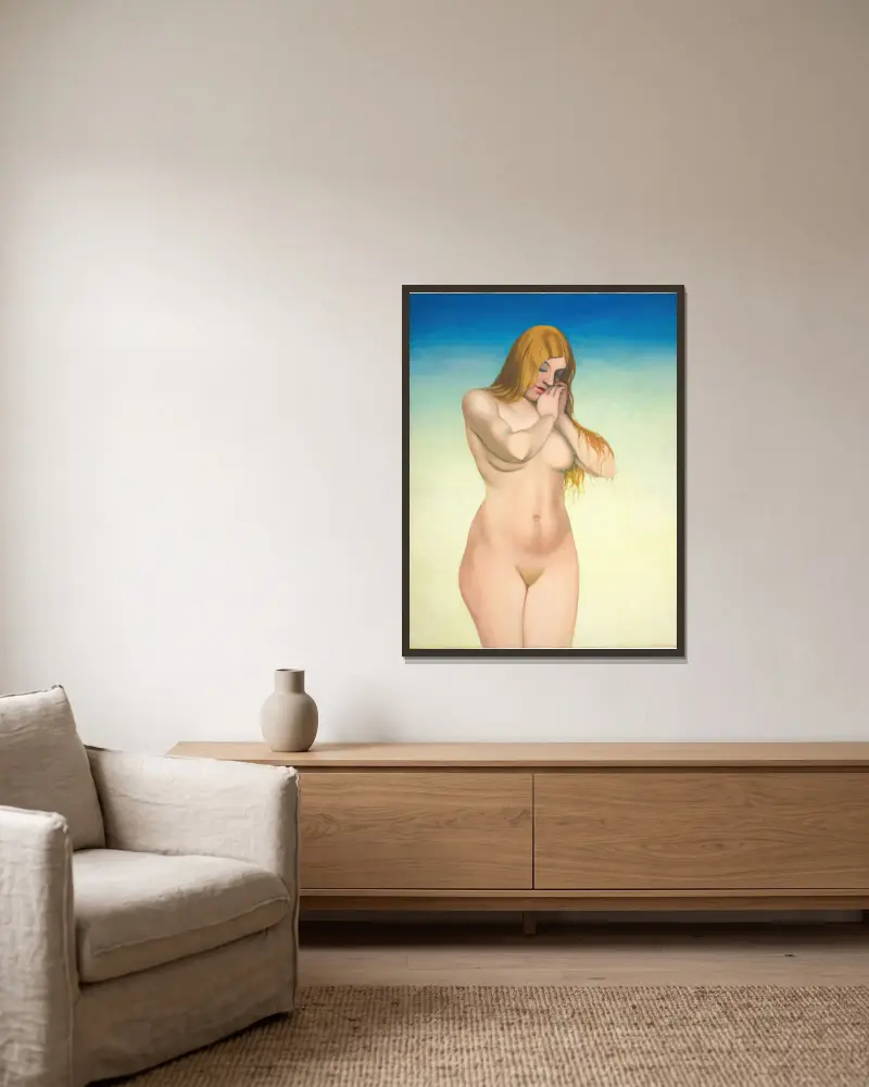Blond akt, Félix Vallotton w ramie na ścianie