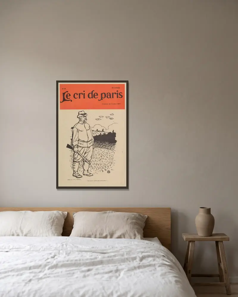 Jag har glömt patronerna igen! av Félix Vallotton inramad på en vägg