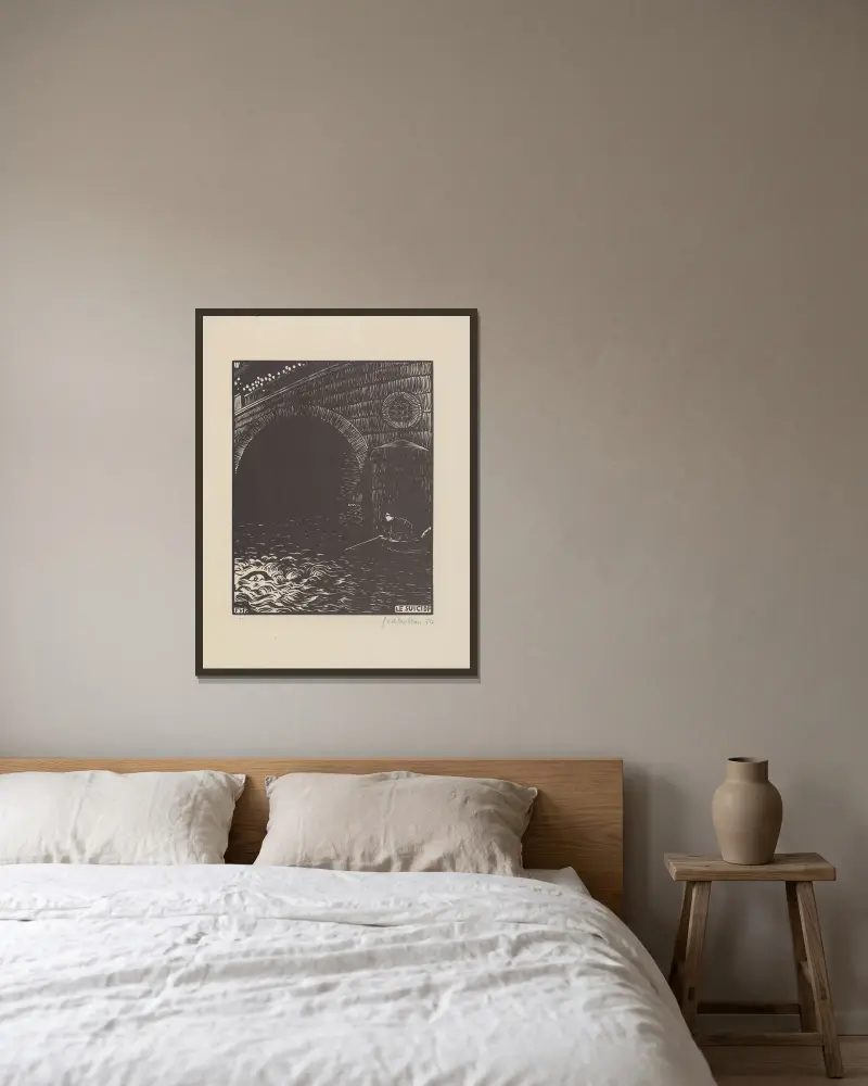 Samobójstwo, Félix Vallotton w ramie na ścianie