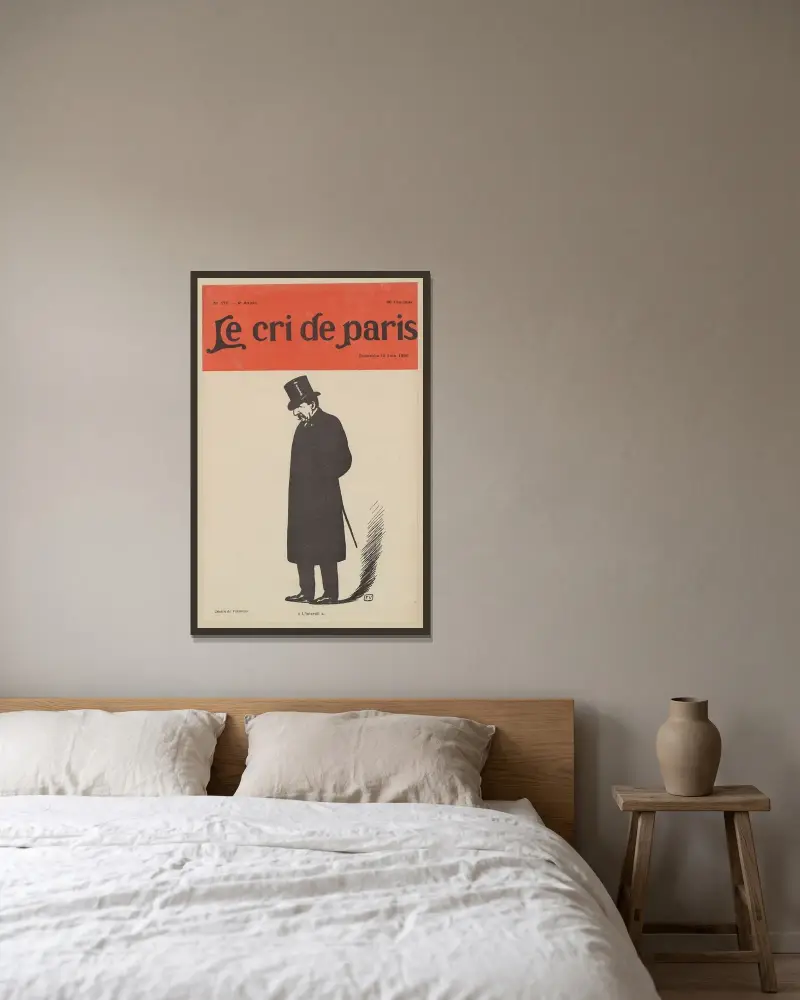 Zakázáno, Félix Vallotton v rámu na stěně