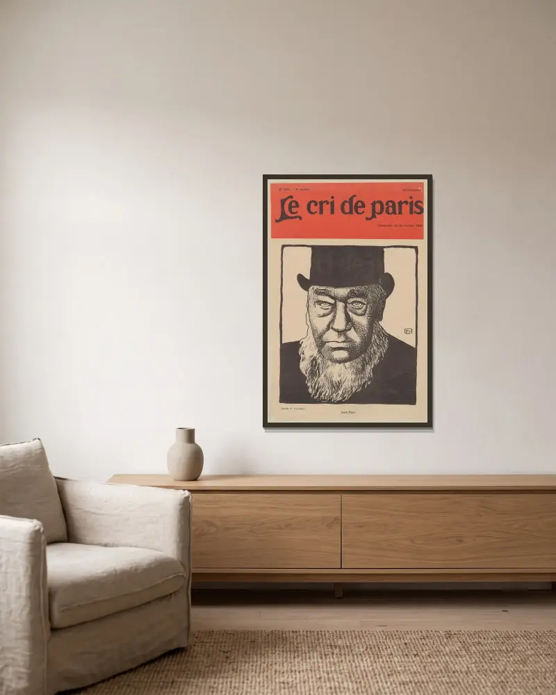 Oom Paul, Félix Vallotton v rámu na stěně