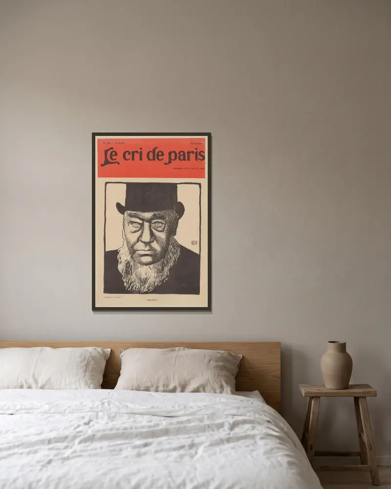 Oom Paul, Félix Vallotton v rámu na stěně