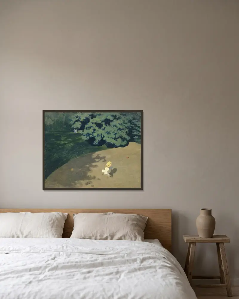 Piłka, Félix Vallotton w ramie na ścianie