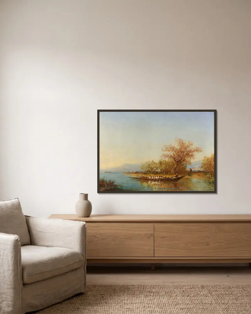 Ujście Bosforu, Félix Ziem w ramie na ścianie