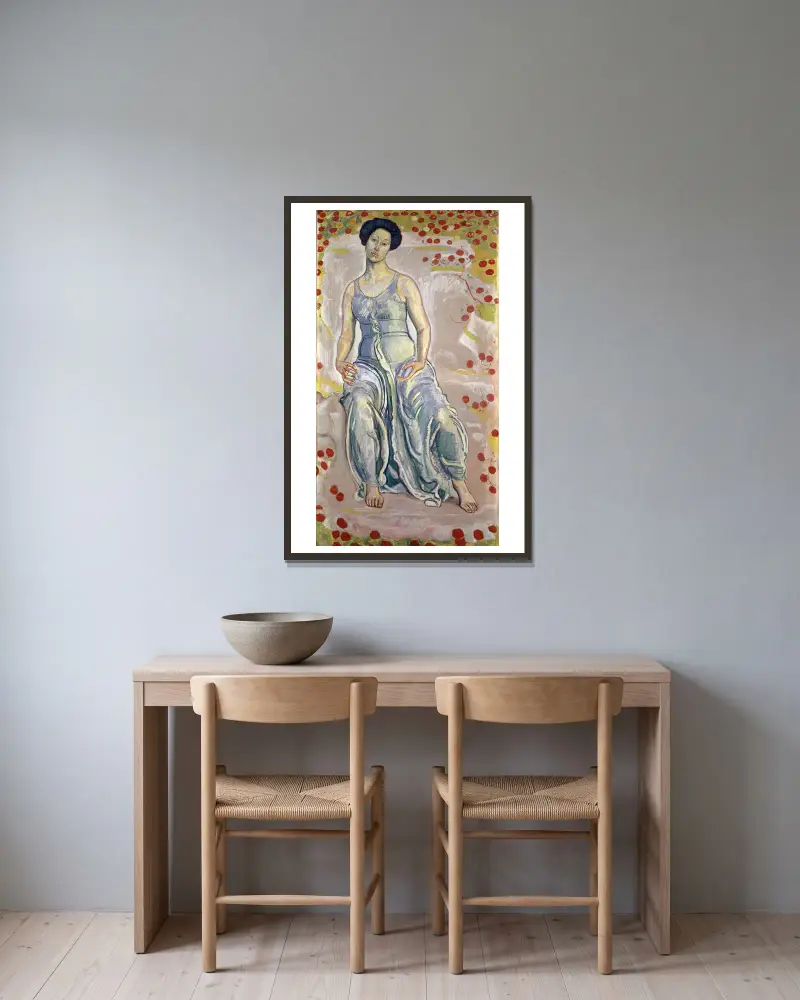 Svatá hodina, Ferdinand Hodler v rámu na stěně