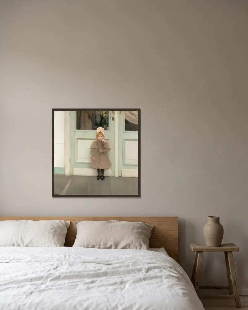 Jeanne Kéfer, Fernand Khnopff v rámu na stěně