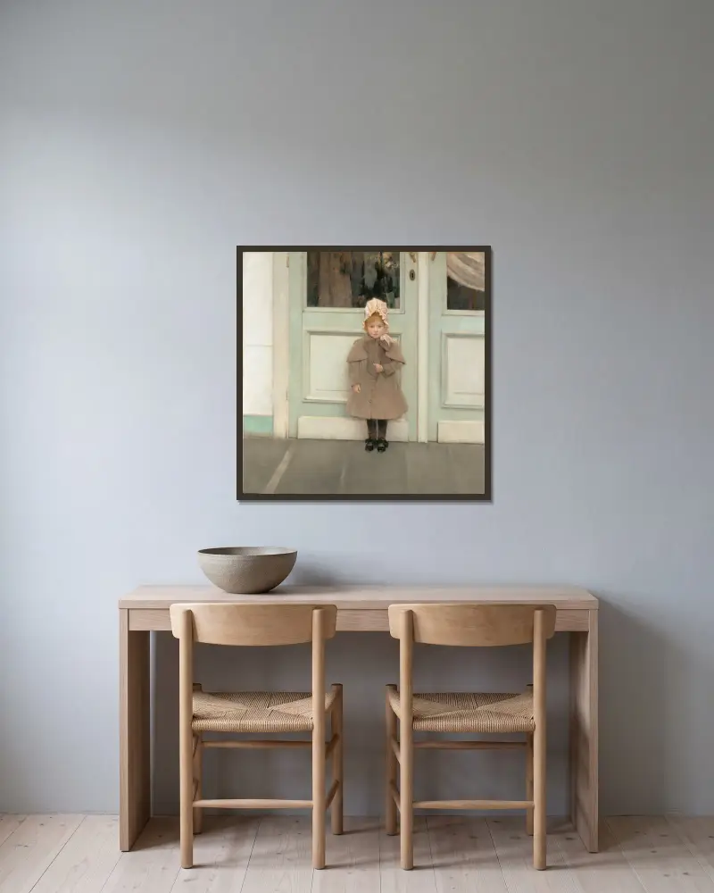 Jeanne Kéfer, Fernand Khnopff v rámu na stěně