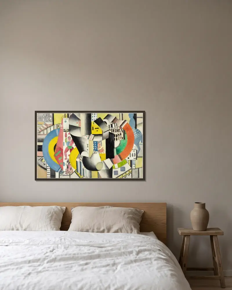 Le Cirque Médrano, Fernand Léger w ramie na ścianie