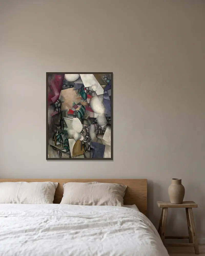 Kuřáci, Fernand Léger v rámu na stěně