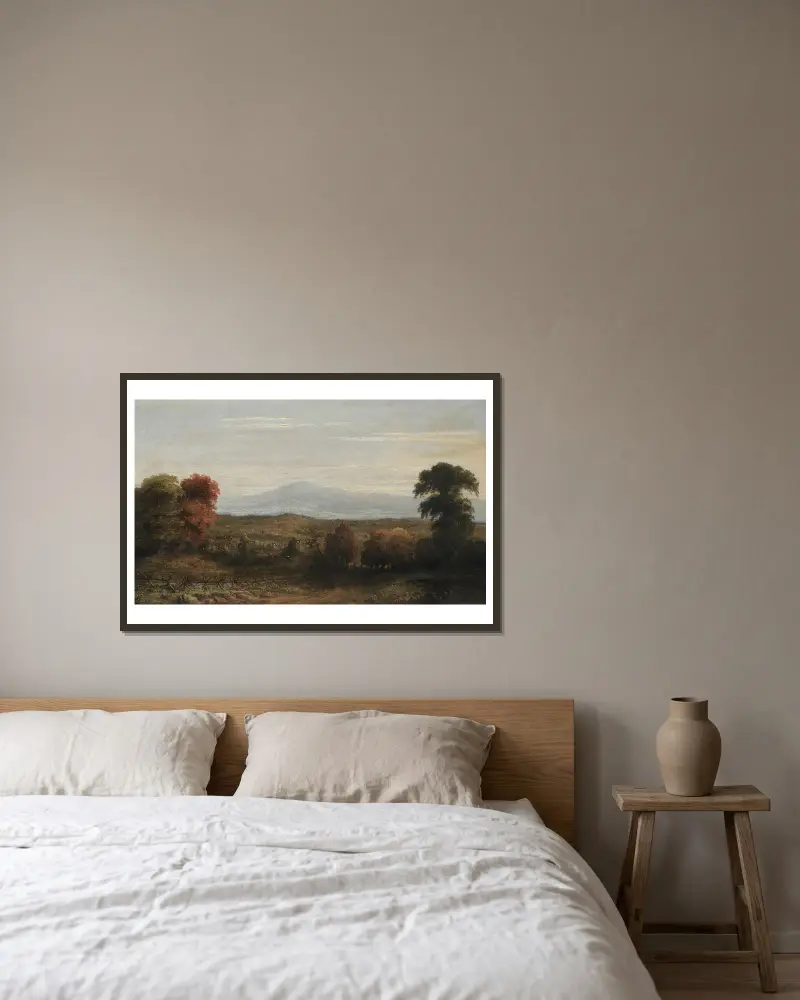 Krajina – Nr. 1, Jasper Francis Cropsey v rámu na stěně
