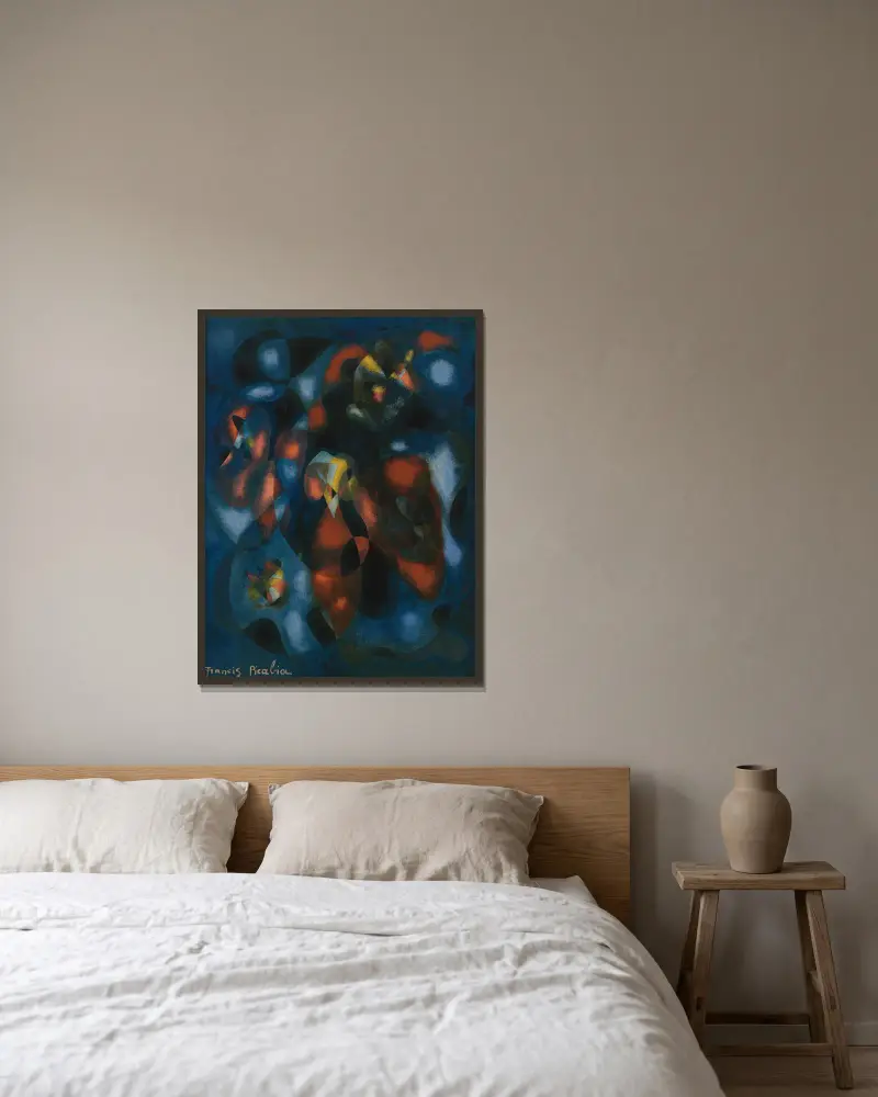 Abstrakt, Francis Picabia v rámu na stěně