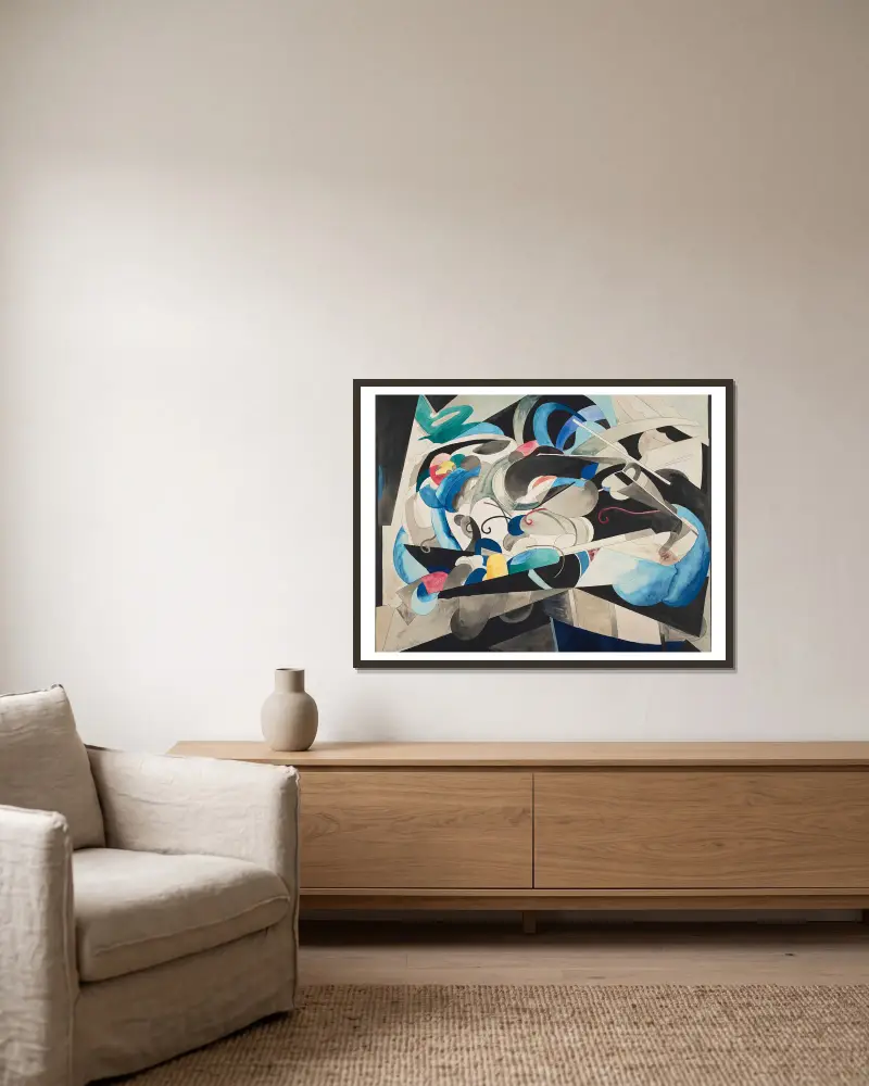 Animation, Francis Picabia v rámu na stěně