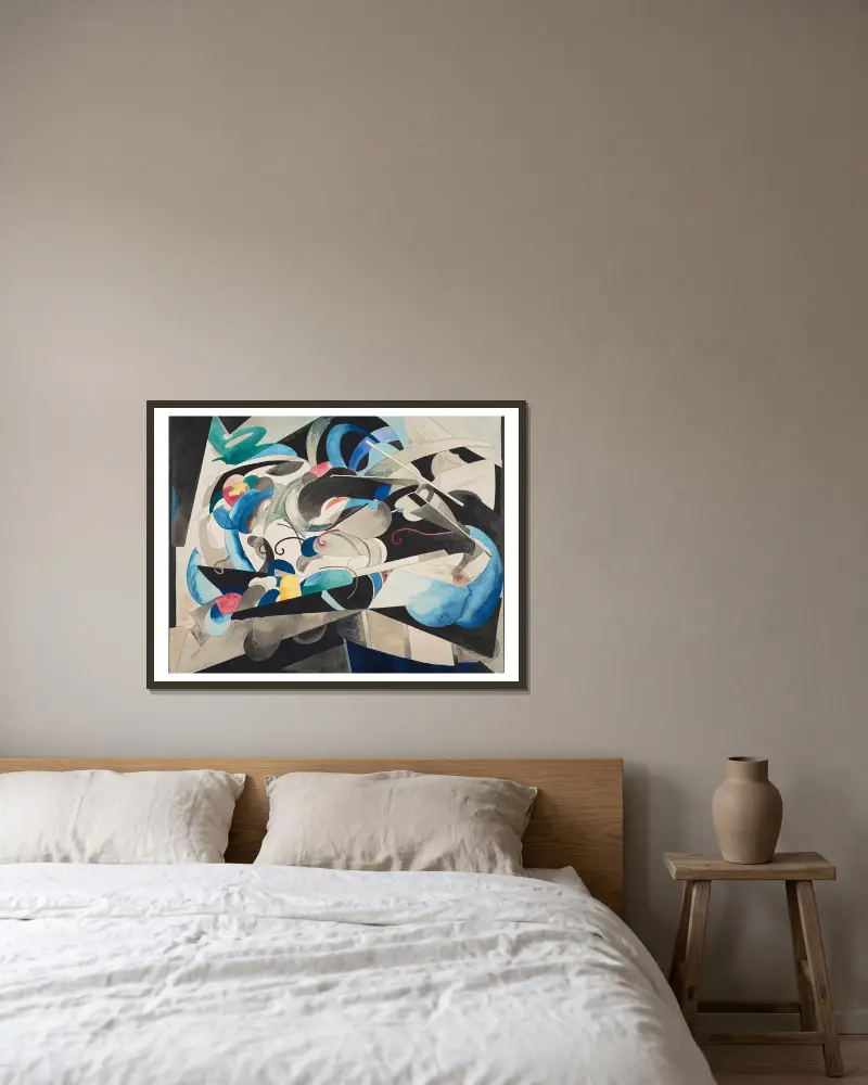 Animation, Francis Picabia v rámu na stěně
