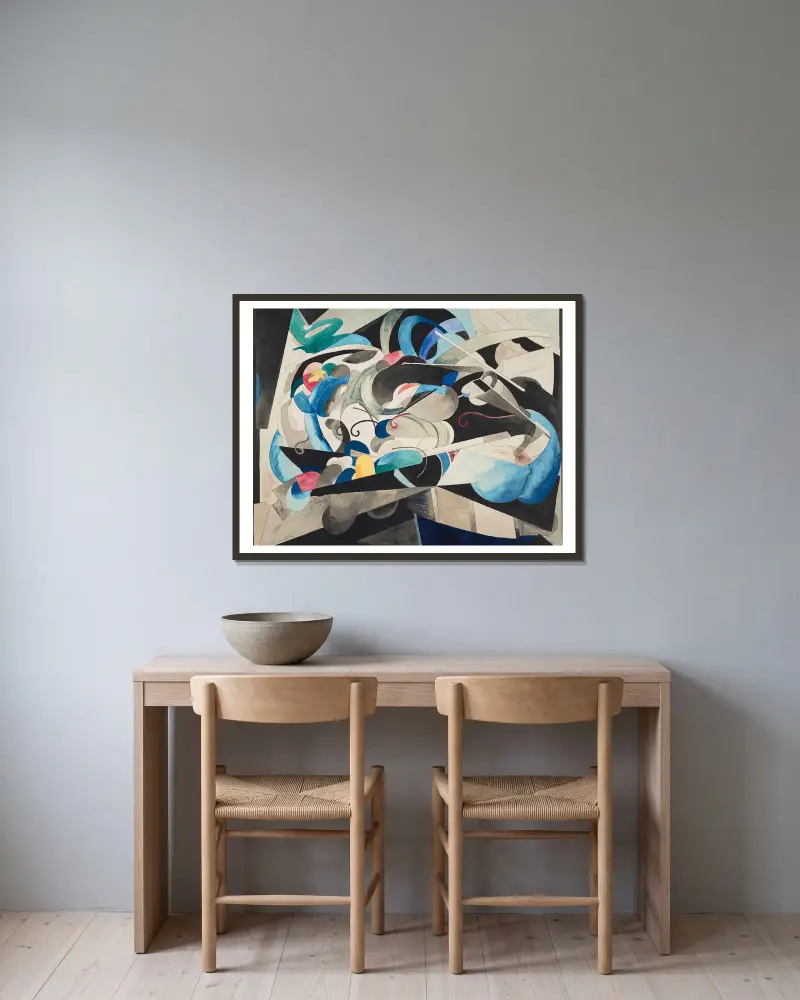 Animation, Francis Picabia v rámu na stěně
