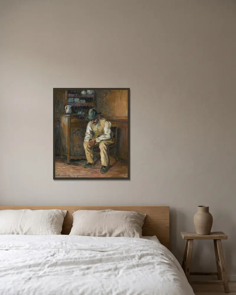 Sans titre av Francis Picabia inramad på en vägg