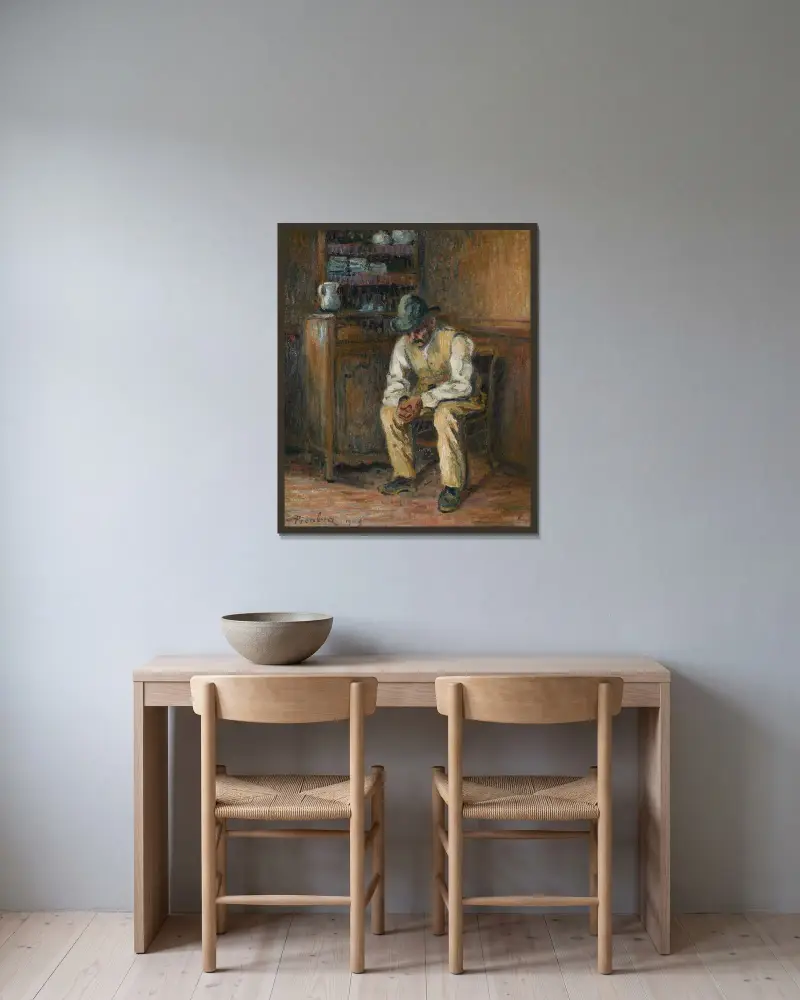 Sans titre av Francis Picabia inramad på en vägg