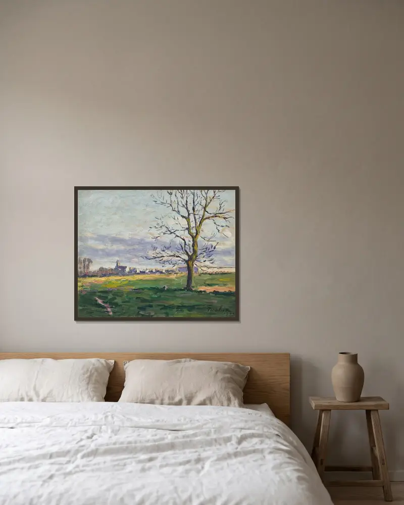 Utan titel av Francis Picabia inramad på en vägg