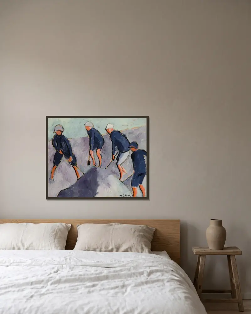 Utan titel av Francis Picabia inramad på en vägg