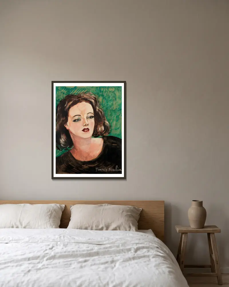 Bez názvu, 1940, Francis Picabia v rámu na stěně