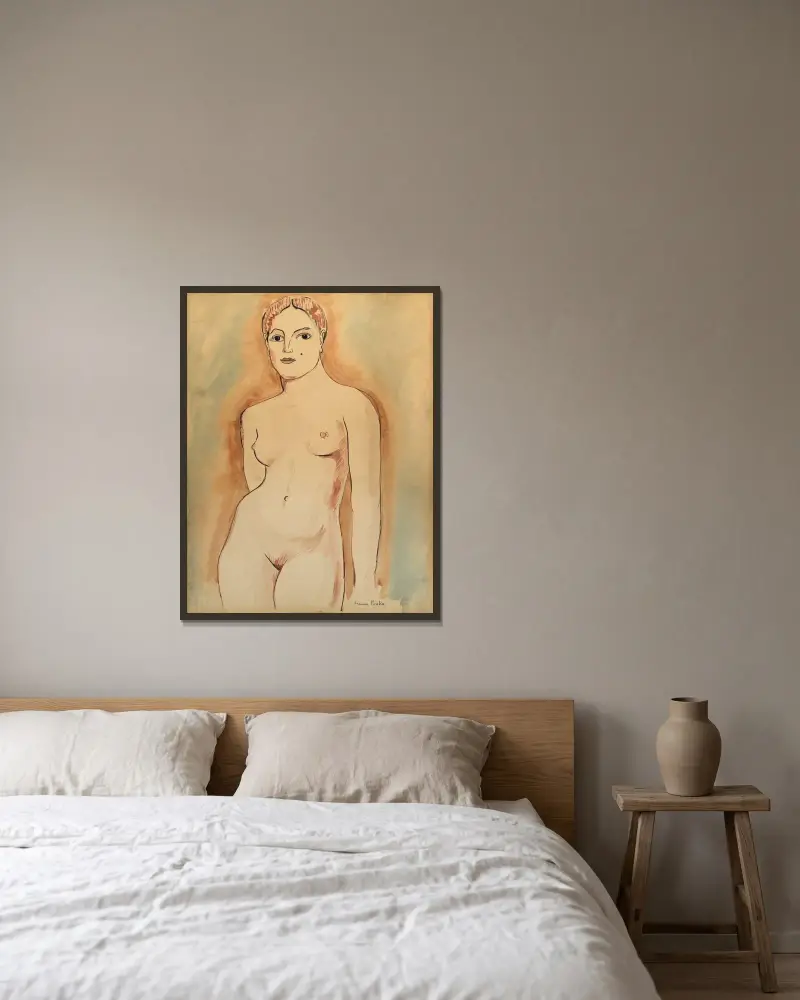 Sans titre av Francis Picabia inramad på en vägg