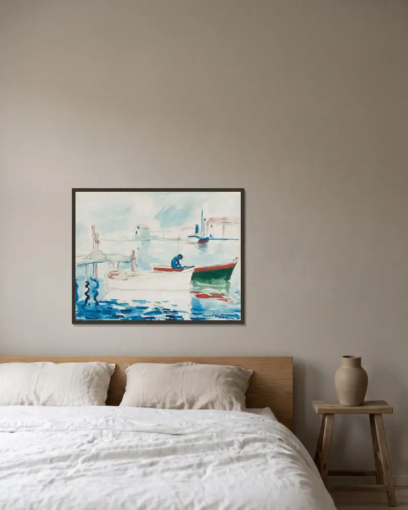 Sans titre av Francis Picabia inramad på en vägg