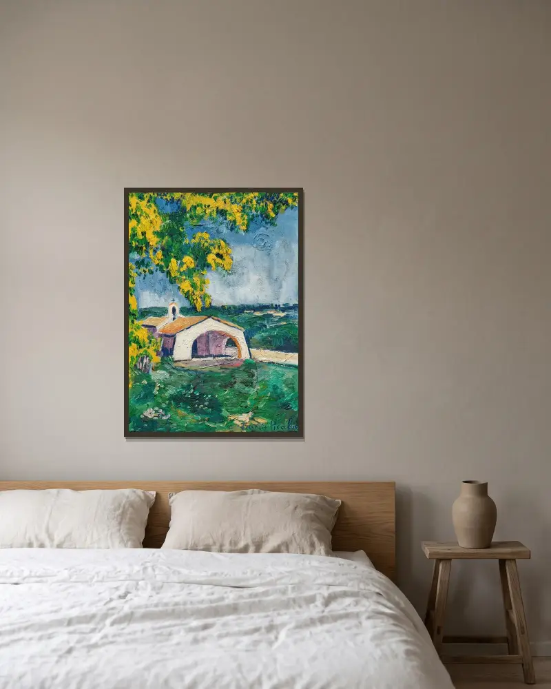 Sans titre av Francis Picabia inramad på en vägg