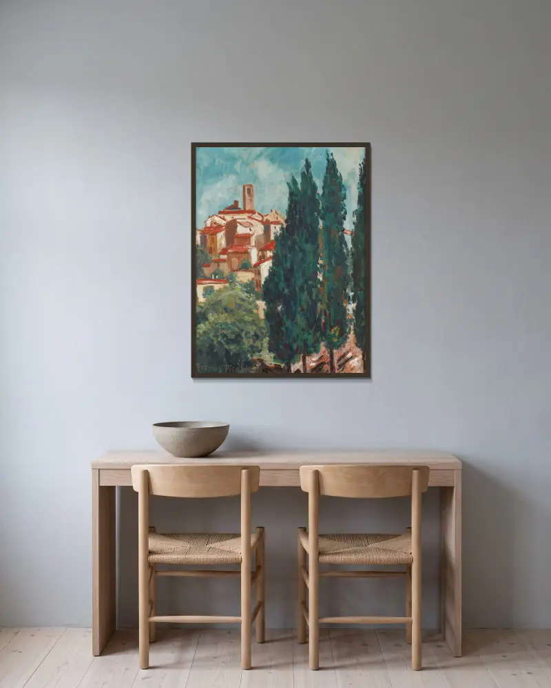 Ohne Titel – Nr. 2 von Francis Picabia gerahmt an einer Wand