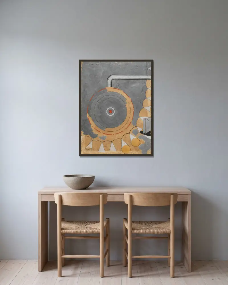 Tournez rare av Francis Picabia inramad på en vägg