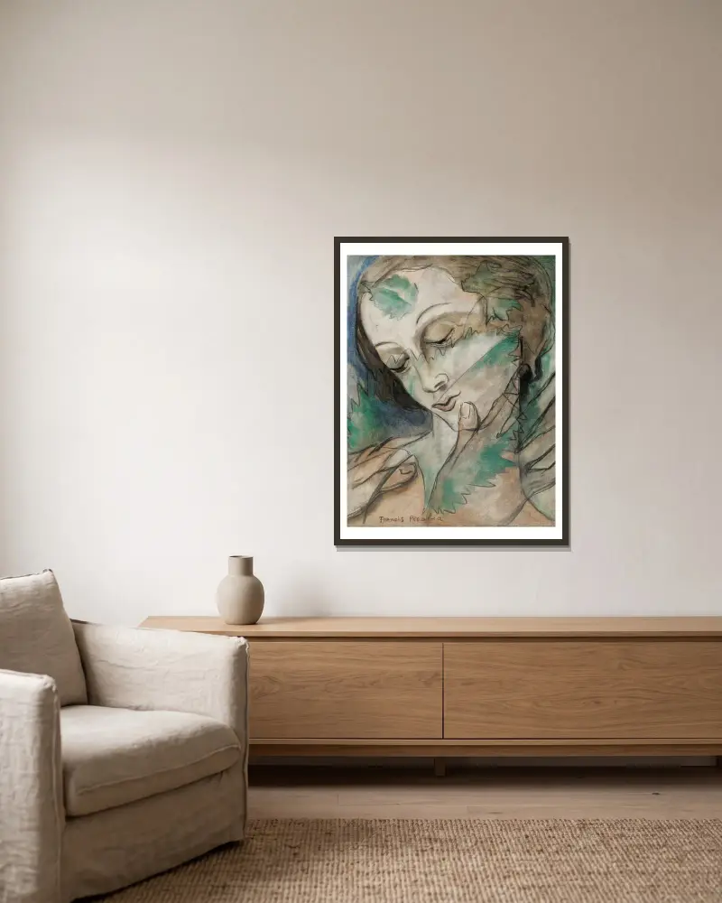 Bez názvu, 1930, Francis Picabia v rámu na stěně