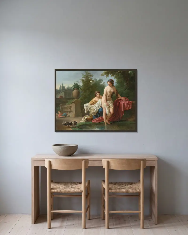 David a Batšeba, Louis-Jean-François Lagrenée v rámu na stěně