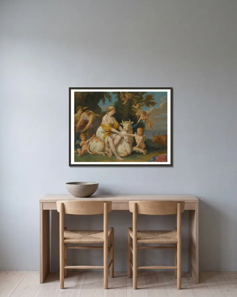 Únos Európy, Louis-Jean-François Lagrenée v rámu na stěně
